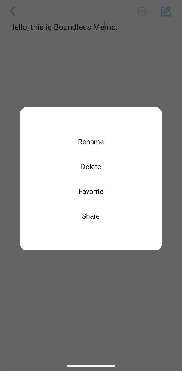 Easy Operation Feature